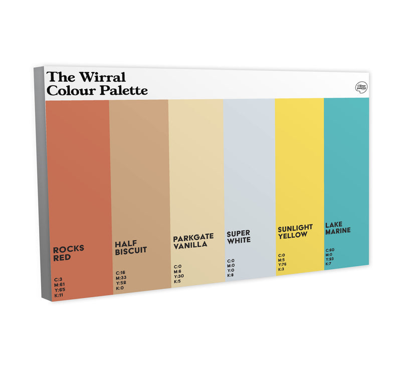The Wirral Colour Palette Canvas – The Colour Palette Company