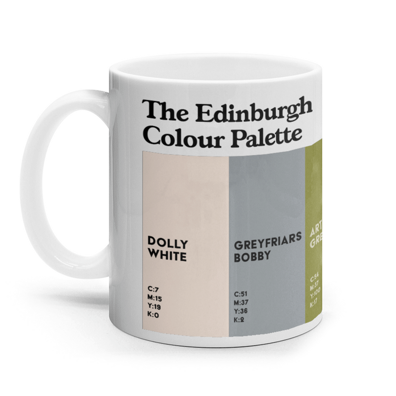 Edinburgh Colour Palette mug