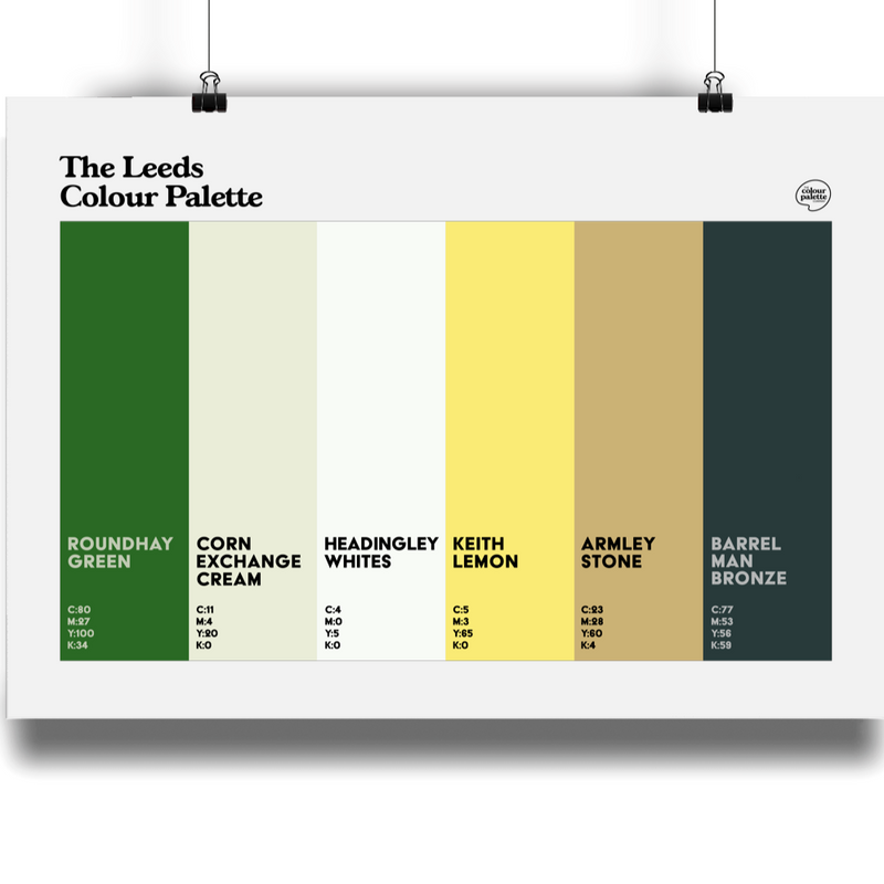 The Leeds Colour Palette art print