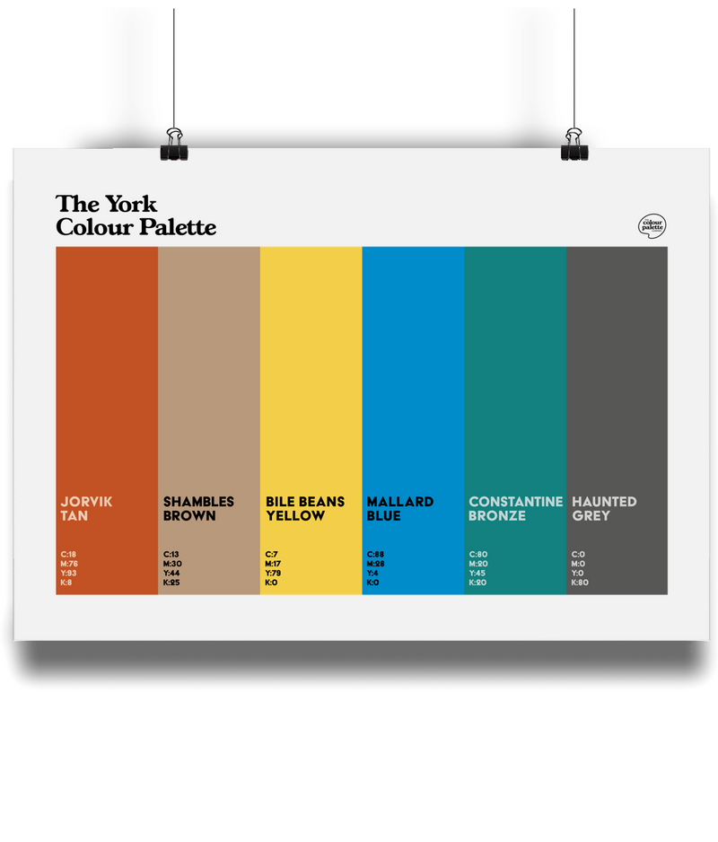 The York Colour Palette art print