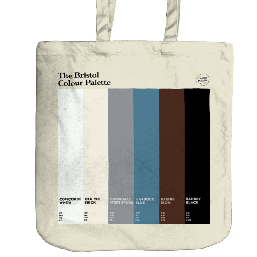 Bristol tote bag - The Bristol Colour Palette