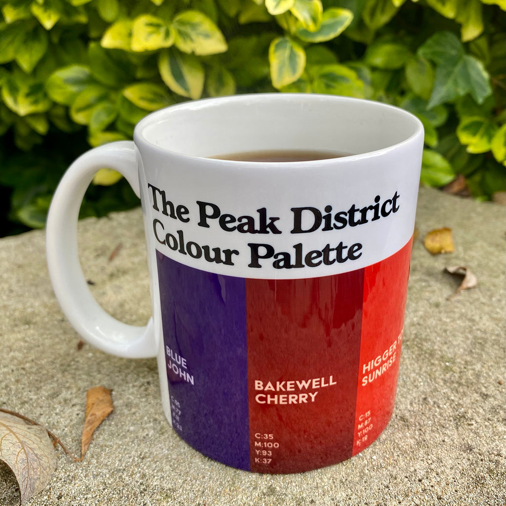 The Peak District Colour Palette mug