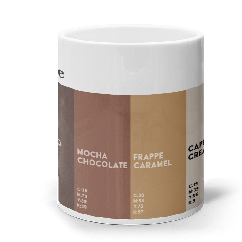 Coffee Colour Palette Mug
