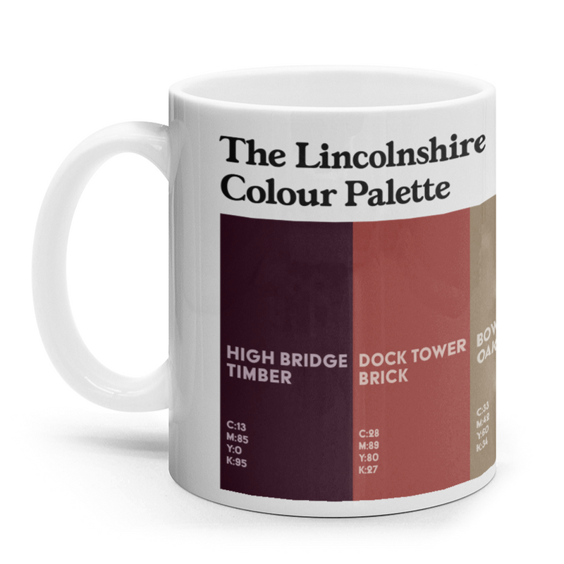 The Lincolnshire Colour Palette Mug