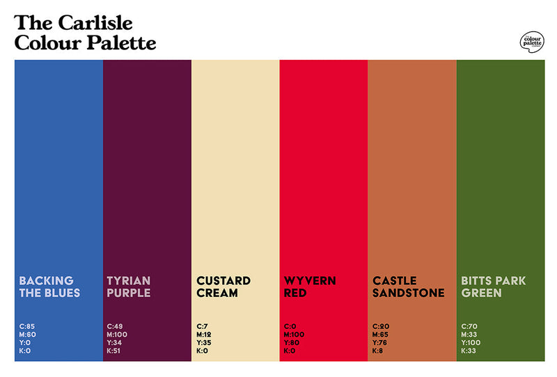 Colours of Carlisle in The Carlisle Colour Palette