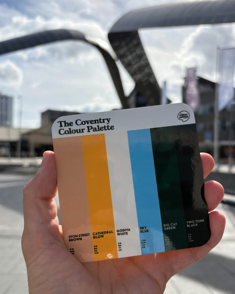 The Coventry Colour Palette coaster at the Transport Museum