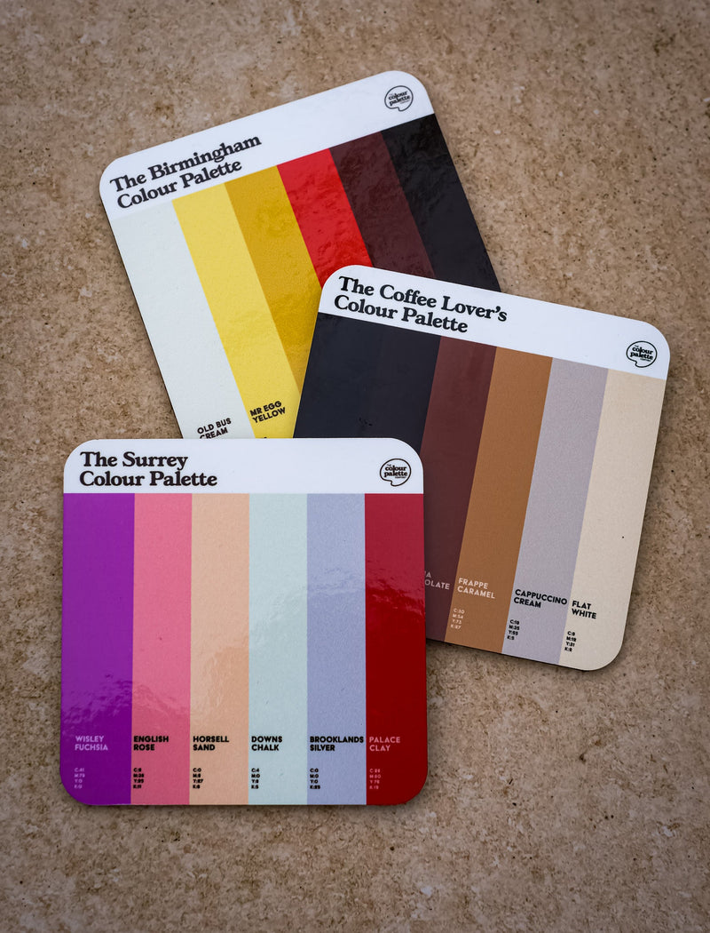 Colour Palette Company coaster gifts