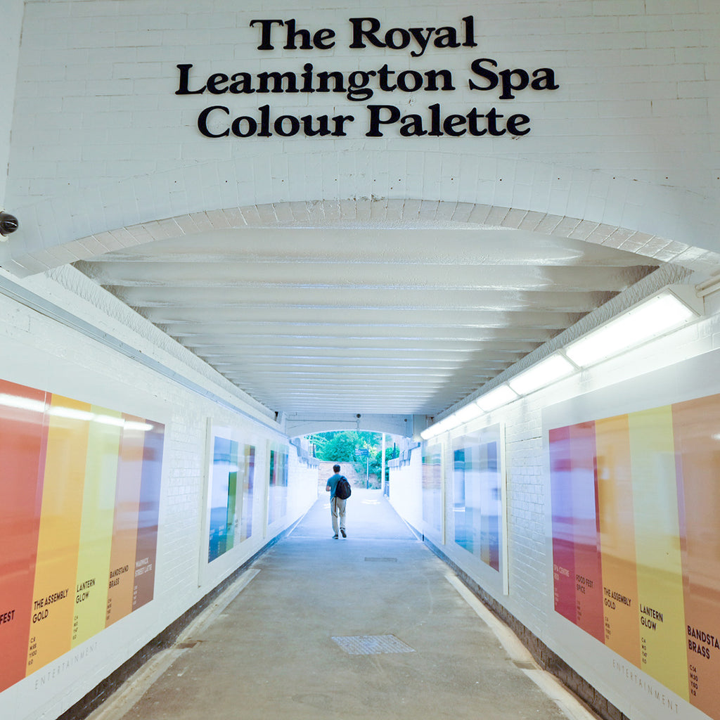 The story behind the super-sized Royal Leamington Spa Colour Palette