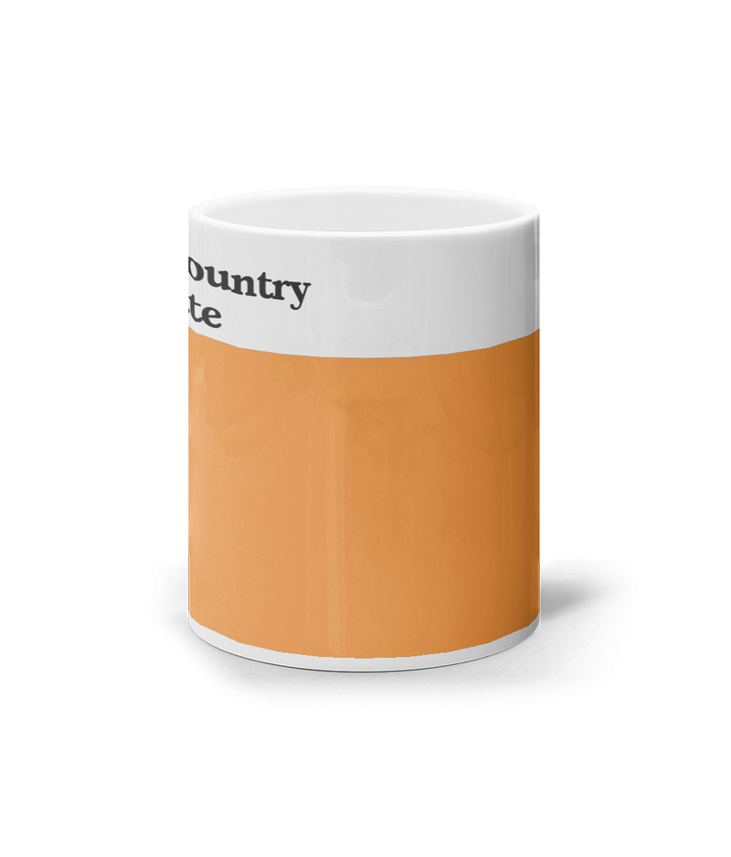 The Chippy Orange Black Country Mug