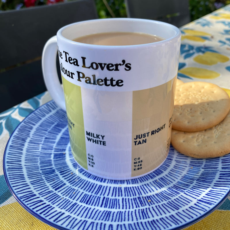 The Tea Lovers Colour Palette Mug Gift for Tea Drinkers