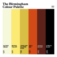 The Birmingham Colour Palette design