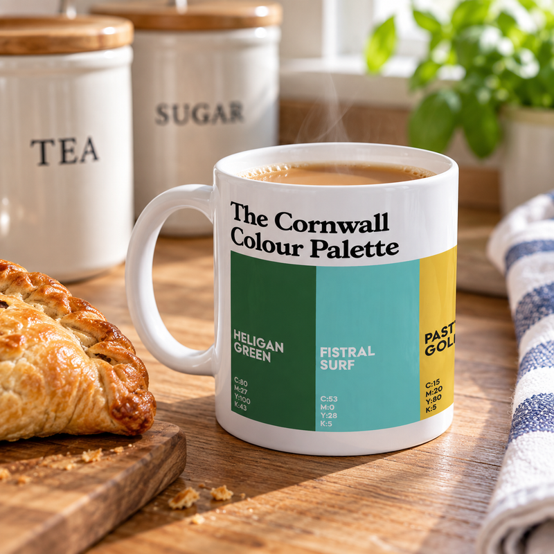 Cornwall Colour Palette Mug