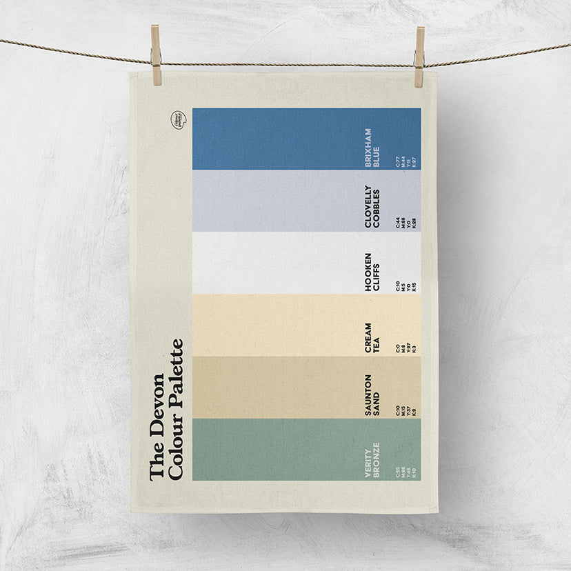 Devon tea towel