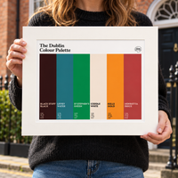 Dublin Wall Art and Mounted Irish Art Print