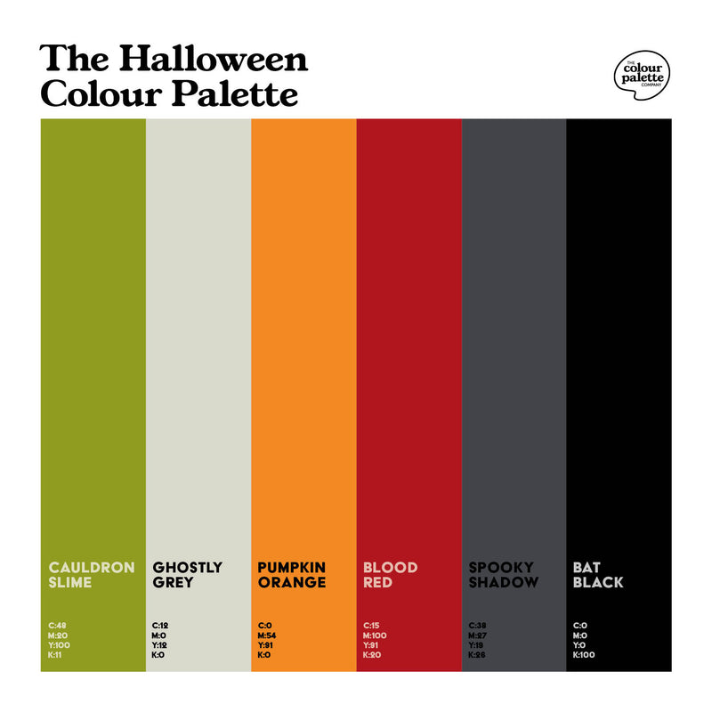 The Halloween Colour Palette Kitchen Apron