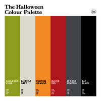 The Halloween Colour Palette design