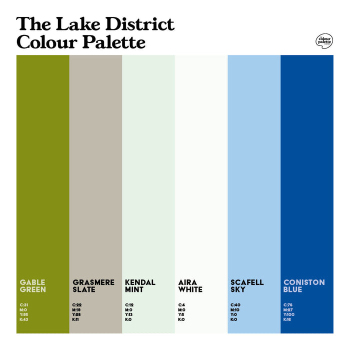 The Lake District Colour Palette Design