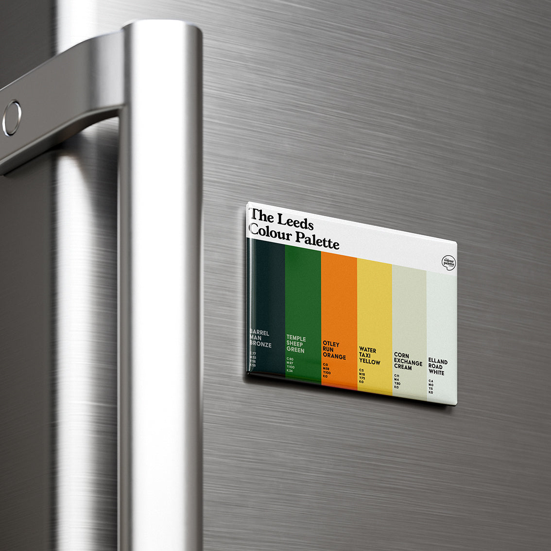 The Leeds Colour Palette Fridge Magnet