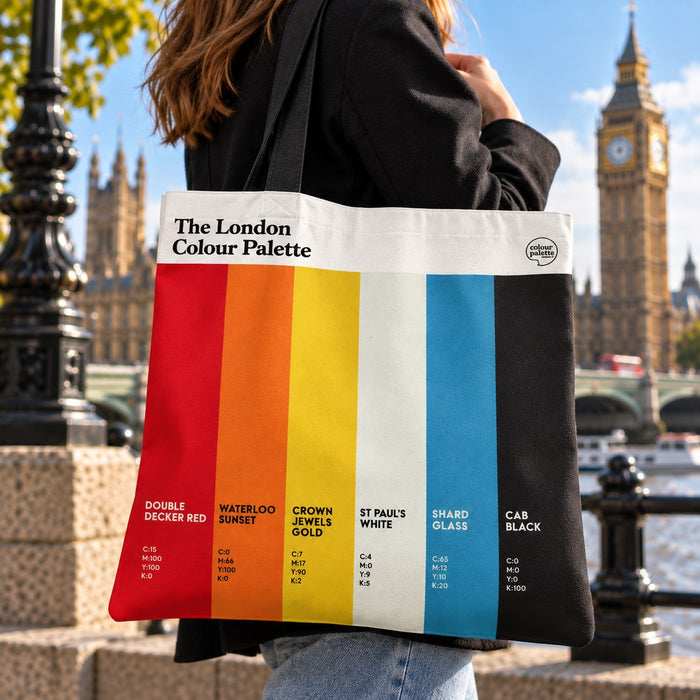 London Colour Palette Tote Bag London Gift