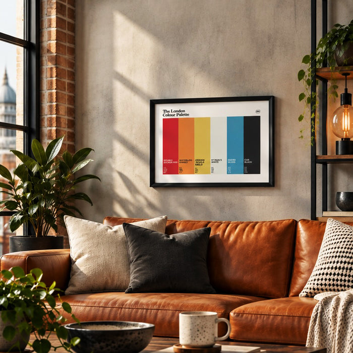 The London Colour Palette Art Print