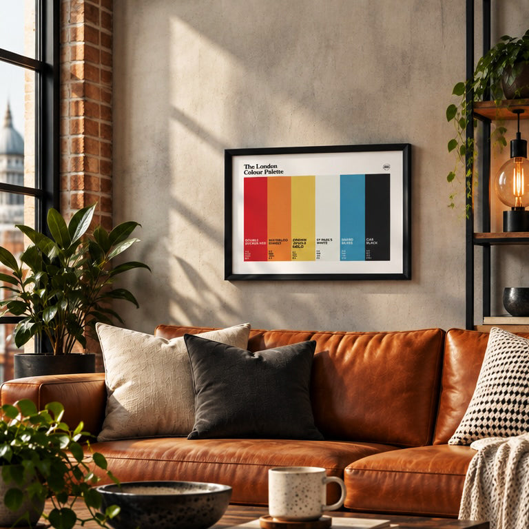 The London Colour Palette Art Print