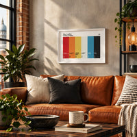 The London Colour Palette Art Print