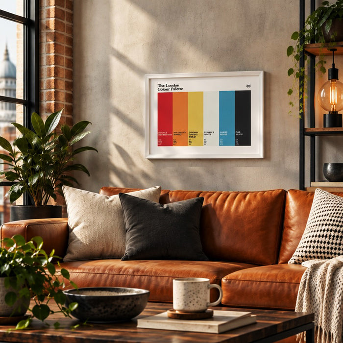 The London Colour Palette Art Print