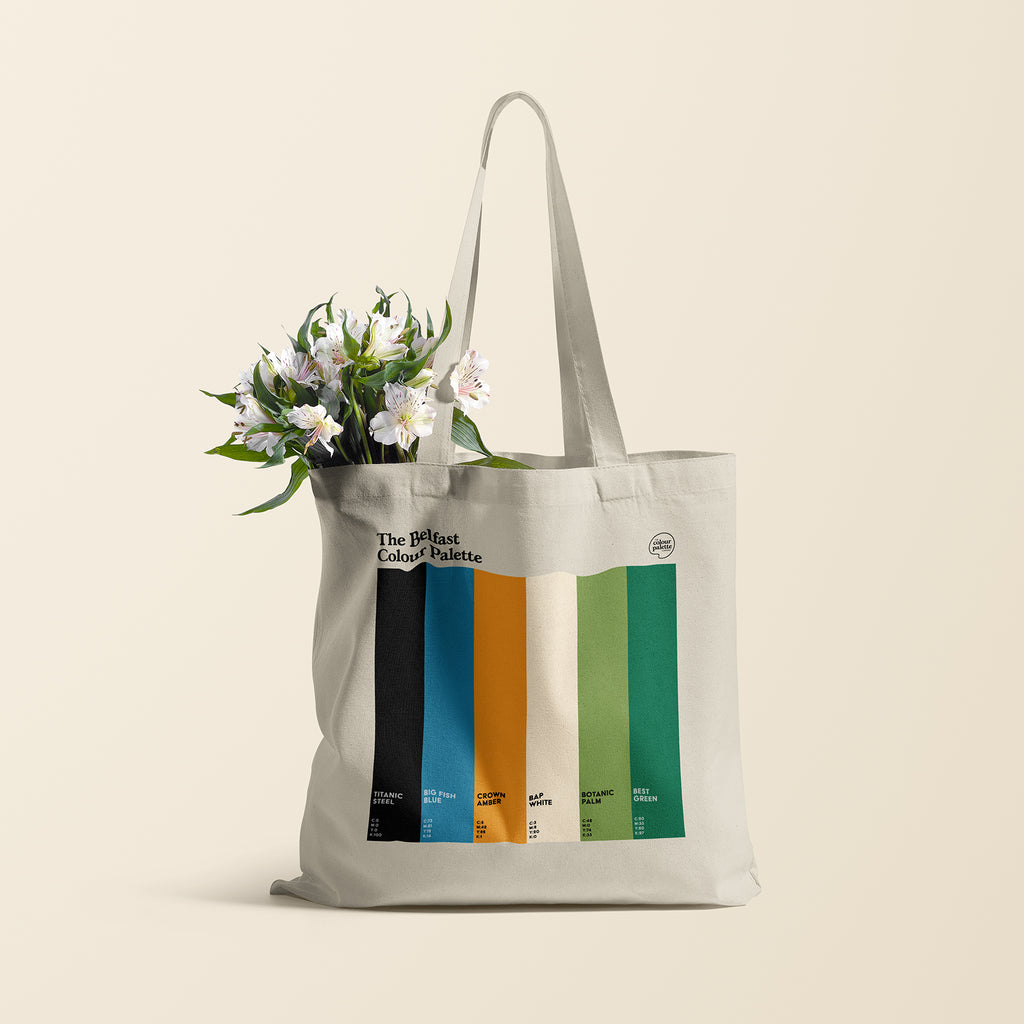 Belfast colours tote bag