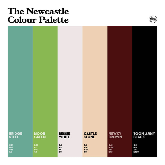 The Newcastle Colour Palette Design