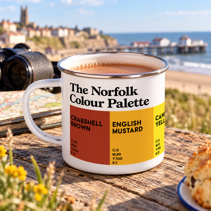Norfolk enamel mug