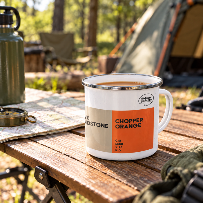 Nottingham enamel mug