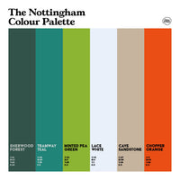 The Nottingham Colour Palette design