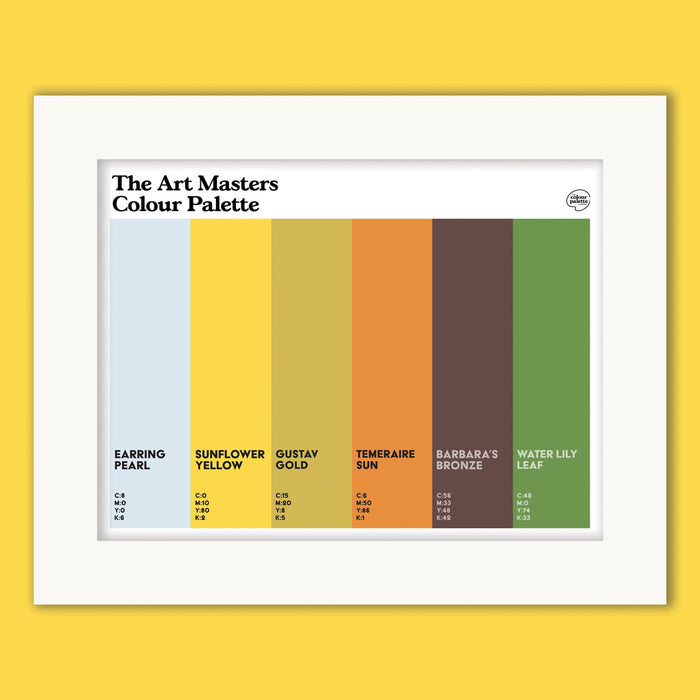Art masterpieces mounted art print
