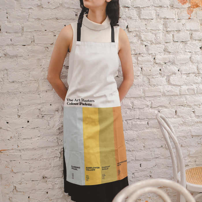 Art masterpieces apron from The Colour Palette Company