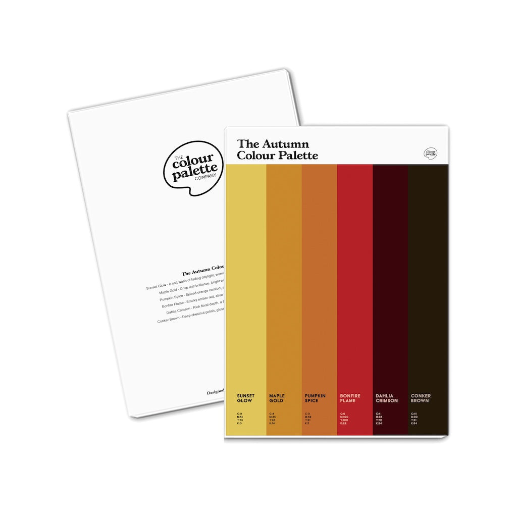 The Autumn Colour Palette A5 Notepad
