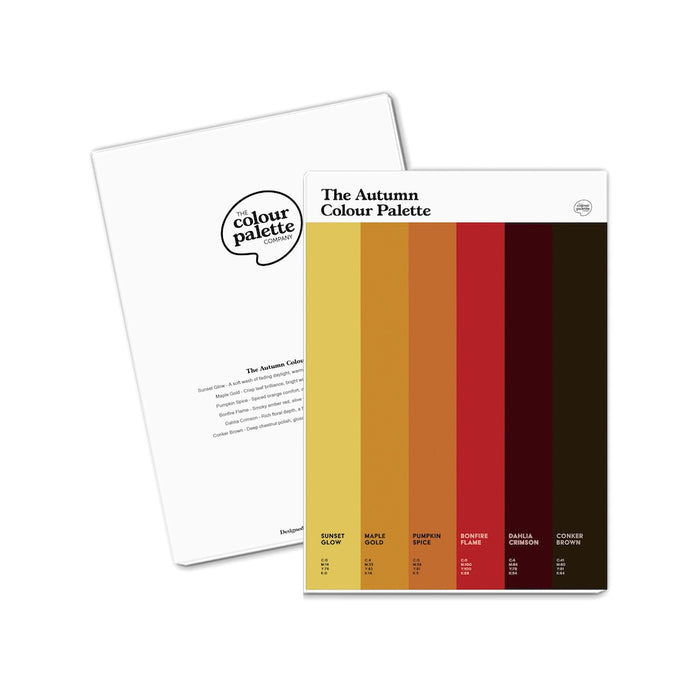 The Autumn Colour Palette A5 Notepad