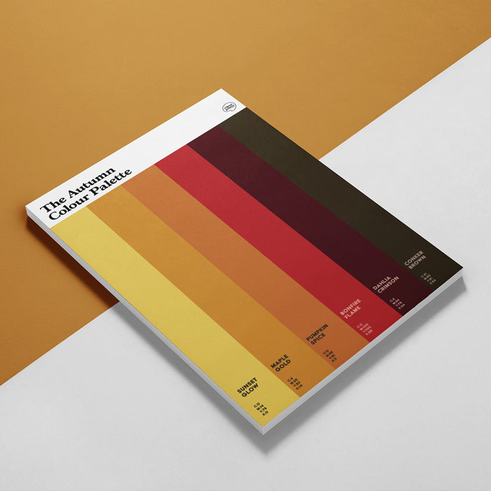 The Autumn Colour Palette A5 Notepad