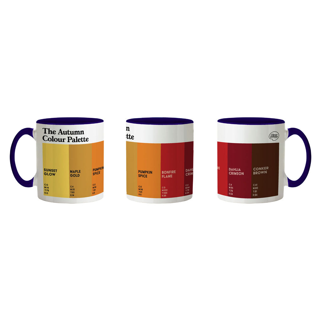 The Autumn Colour Palette Porcelain Mug