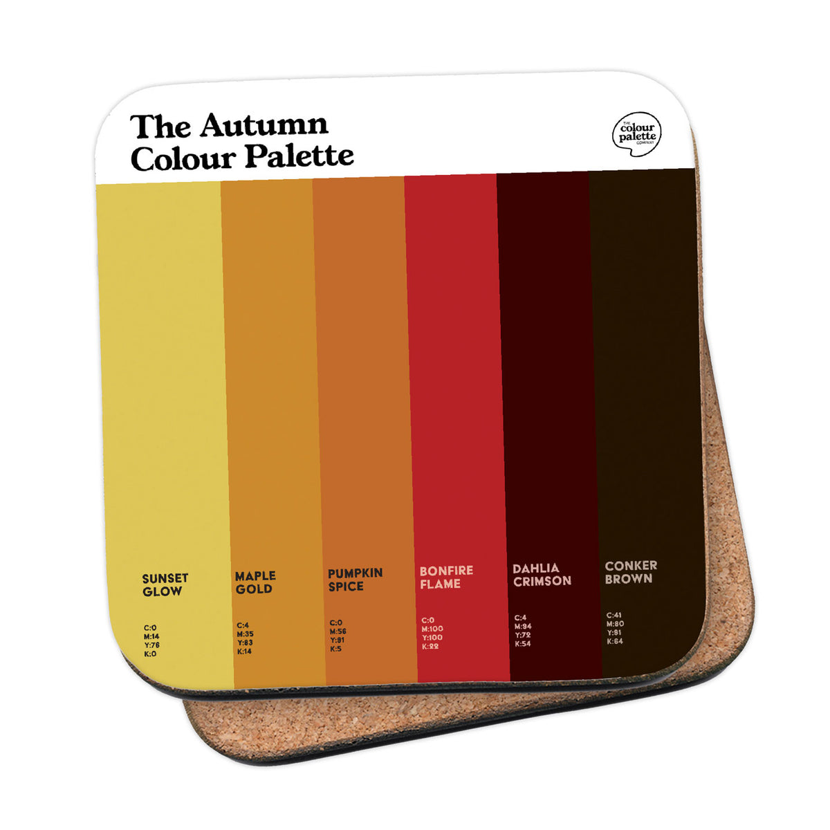 The Autumn Colour Palette Coaster