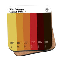 The Autumn Colour Palette Coaster