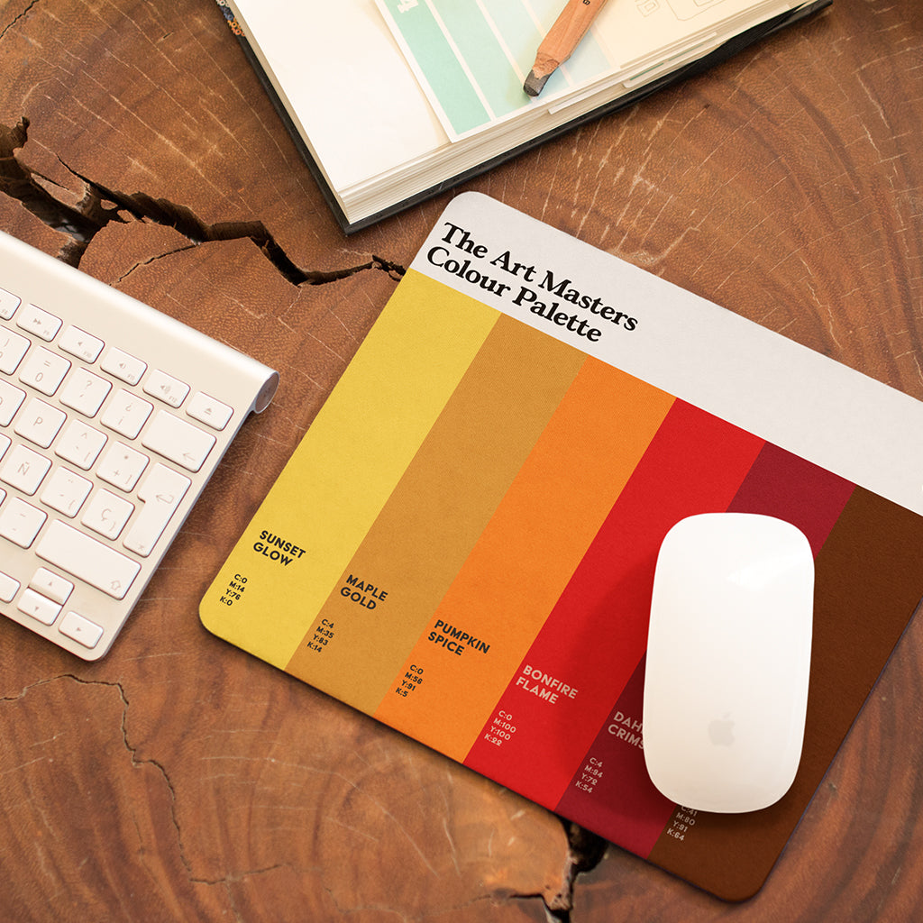 The Autumn Colour Palette Mouse Mat