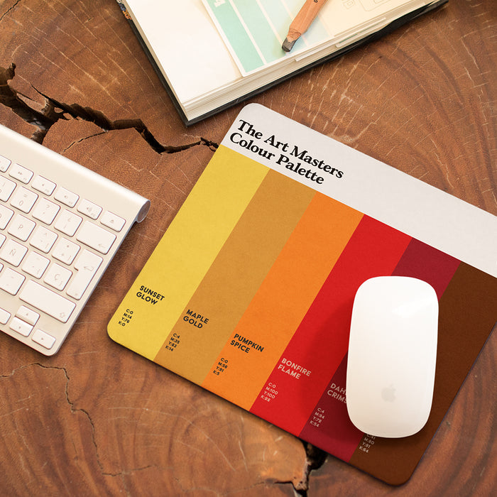 The Autumn Colour Palette Mouse Mat