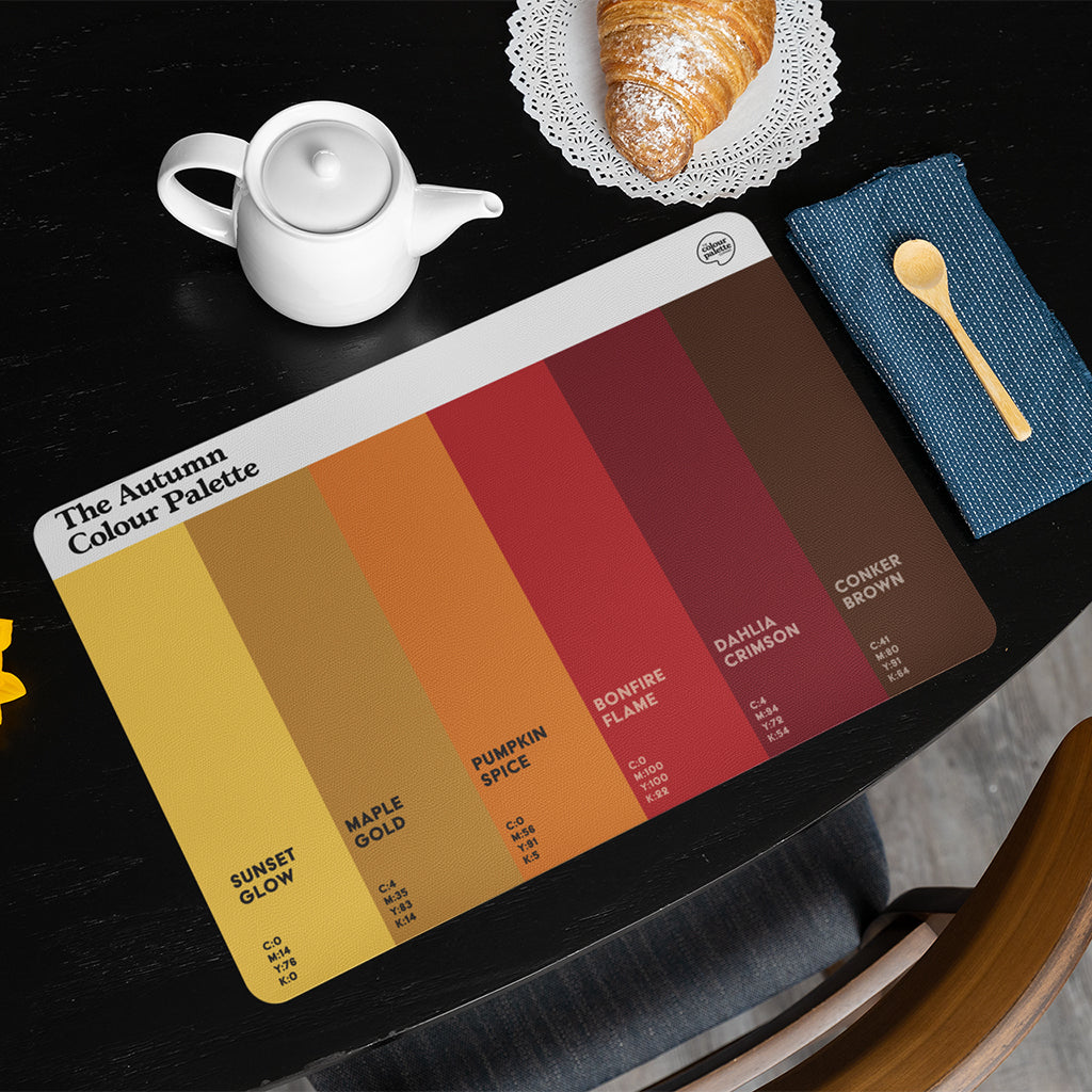 The Autumn Colour Palette Placemat