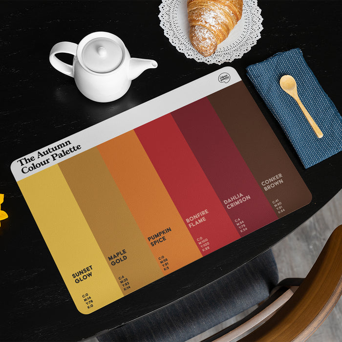 The Autumn Colour Palette Placemat