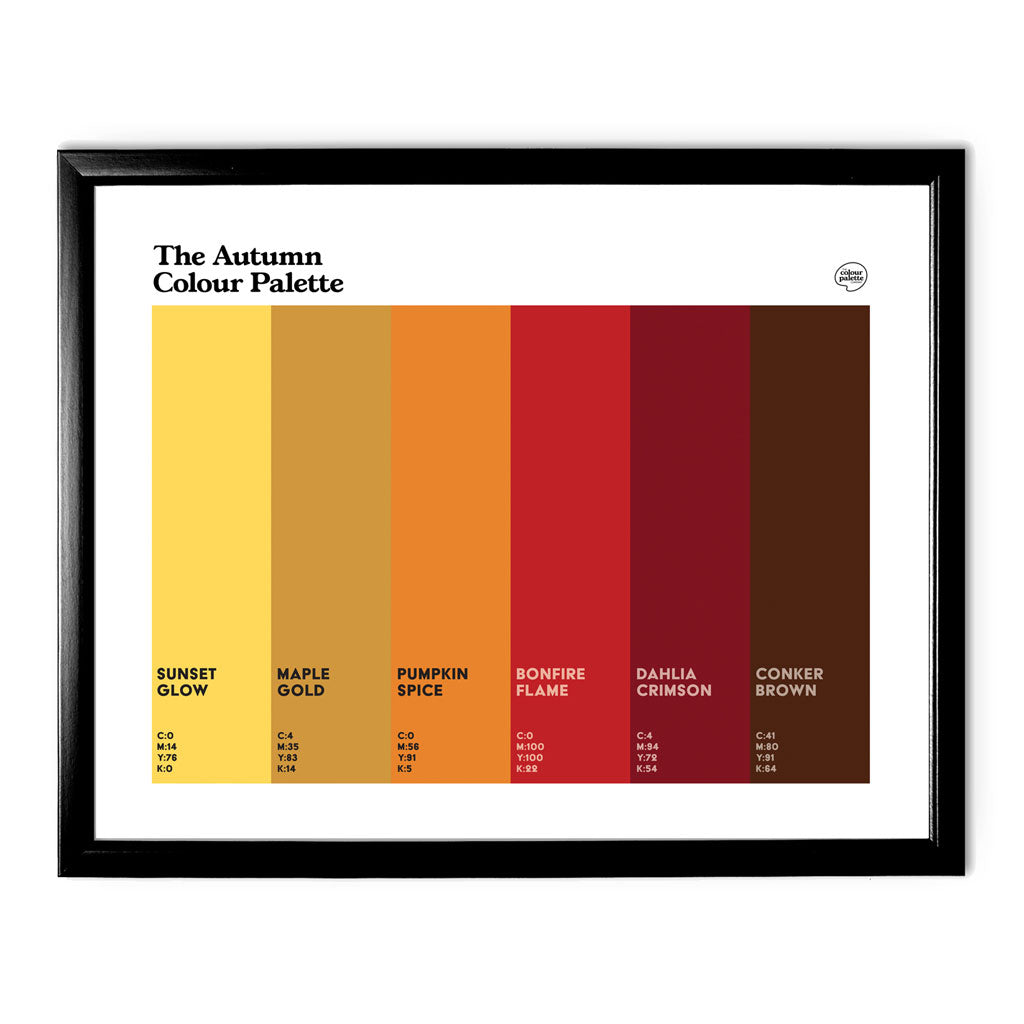 Autumn Art Print - Black Frame