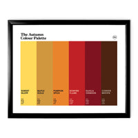 Autumn Art Print - Black Frame
