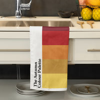 The Autumn Colour Palette Tea Towel