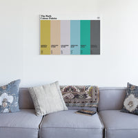 The Bath Colour Palette Canvas