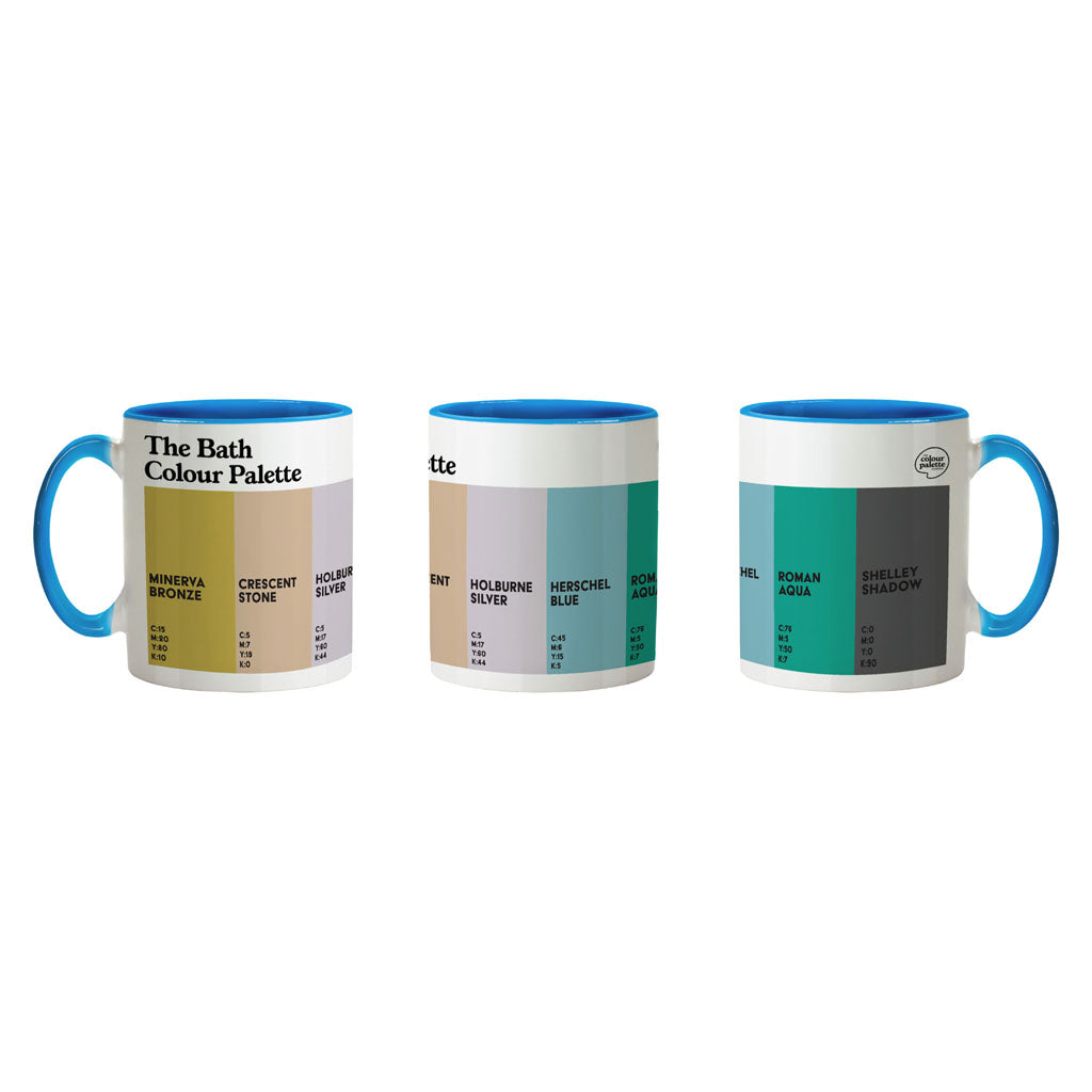 The Bath Colour Palette Porcelain Mug
