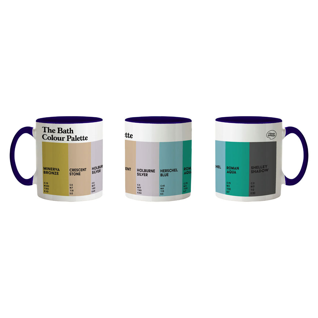 The Bath Colour Palette Porcelain Mug